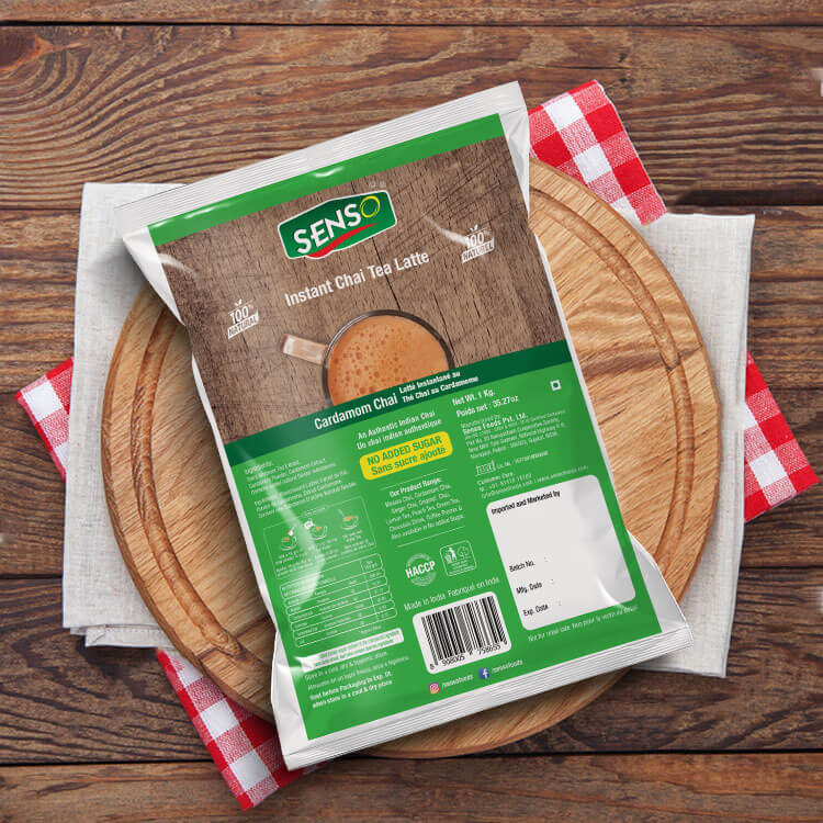 Senso Low Sugar Tea Premix [Cardamom]