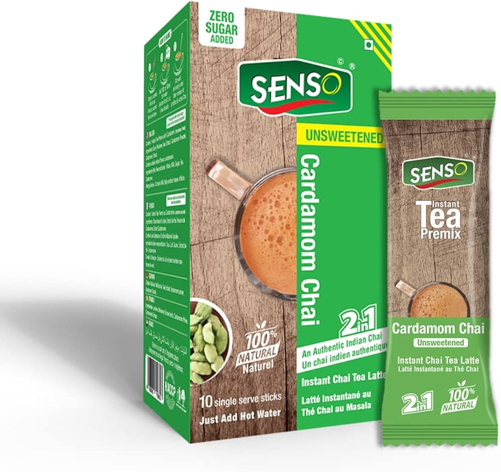 Senso Without Sugar Tea Premix [Cardamom]