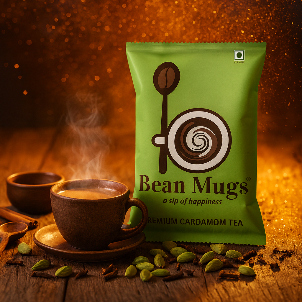 Bean Mugs Premium Cardamom Tea Premix 1kg