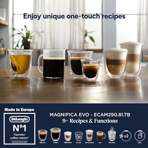 DELONGHI ECAM290.81 MAGNIFICA EVO AUTOMATIC COFFEE MACHINE