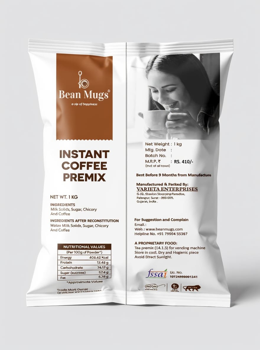 Bean Mugs Low Sugar Coffee Premix 1kg