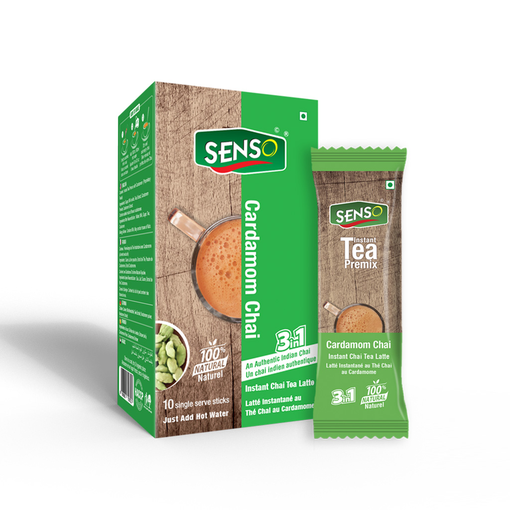 SENSO CARDAMOM TEA SACHETS (10 SACHETS OF 14 GRAMS)