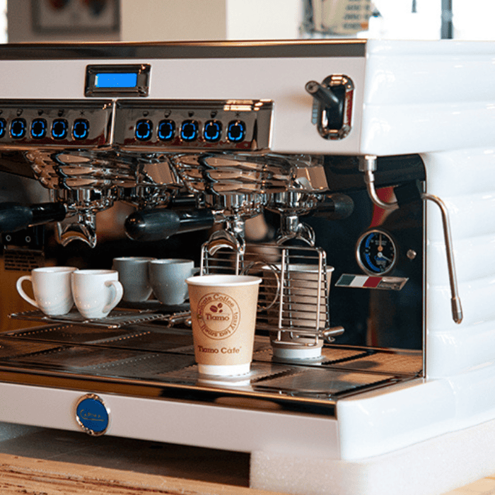 LA CARIMALI BUBBLE 2 GROUP SEMI AUTO  ESPRESSO MACHINE