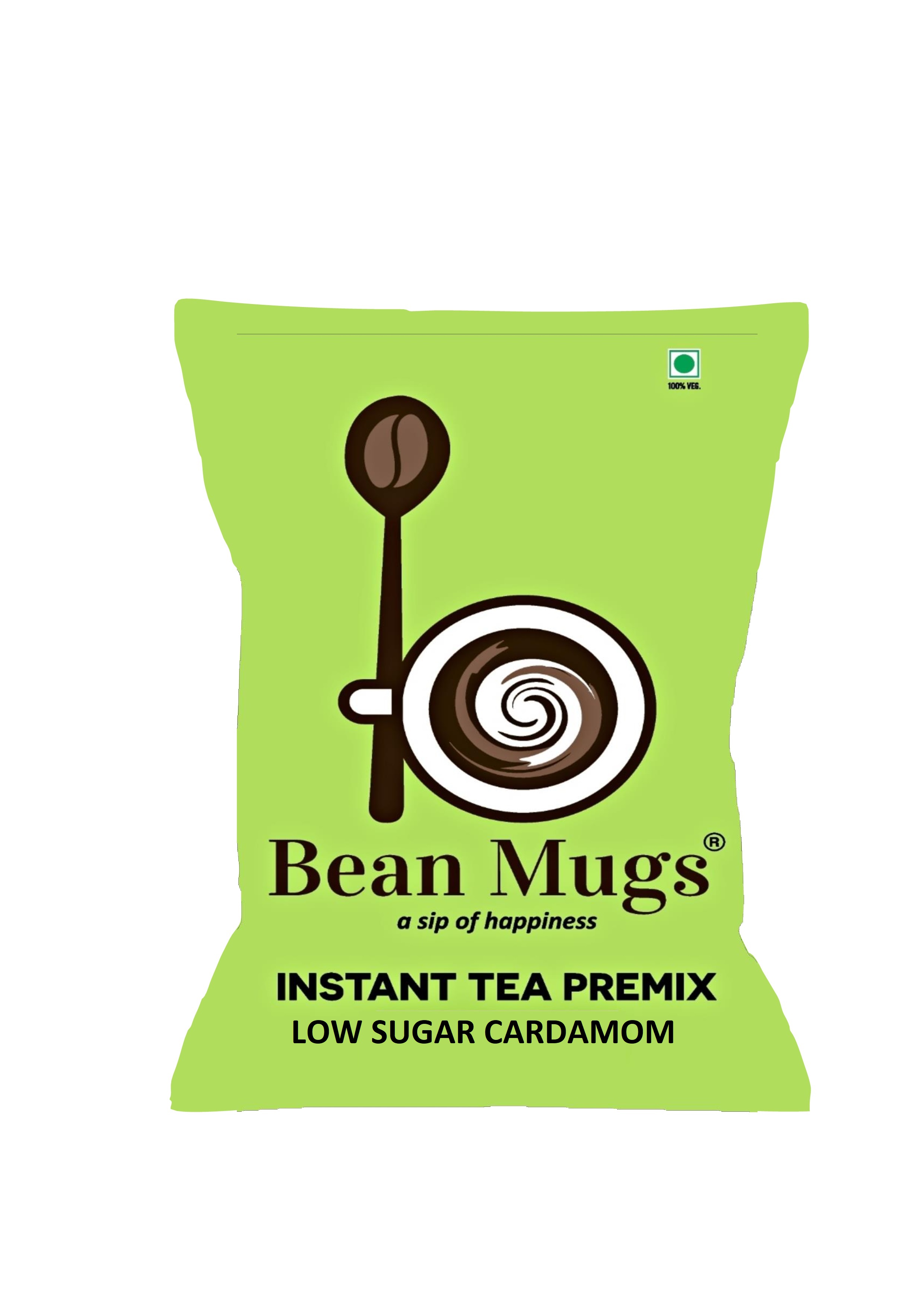 Bean Mugs Low Sugar Tea Premix 1kg [Cardamom Masala]