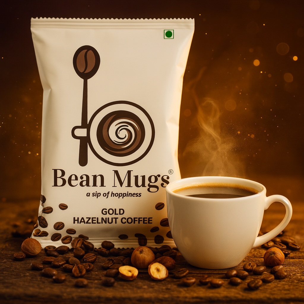 Bean Mugs Gold Hazelnut Coffee Premix 1kg