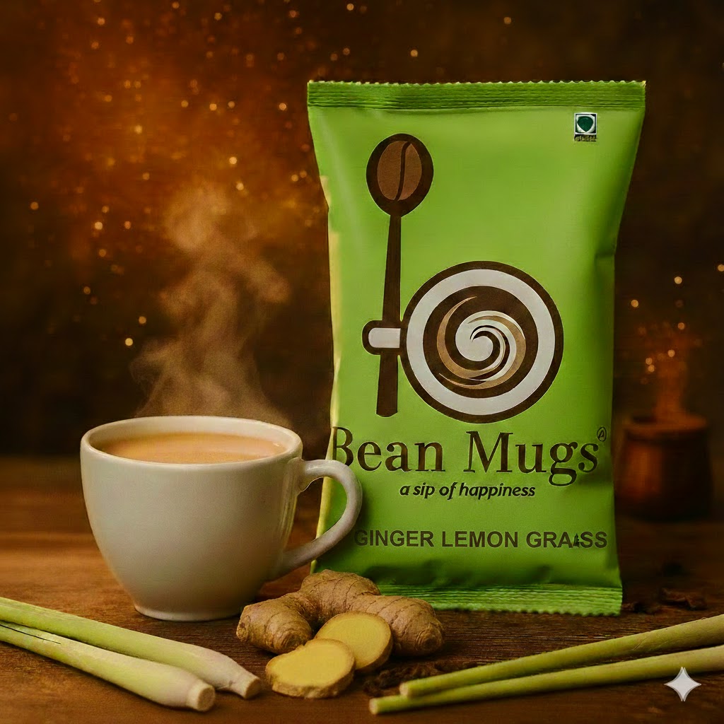 Bean Mugs Premium Ginger Lemongrass Tea Premix 1 kg