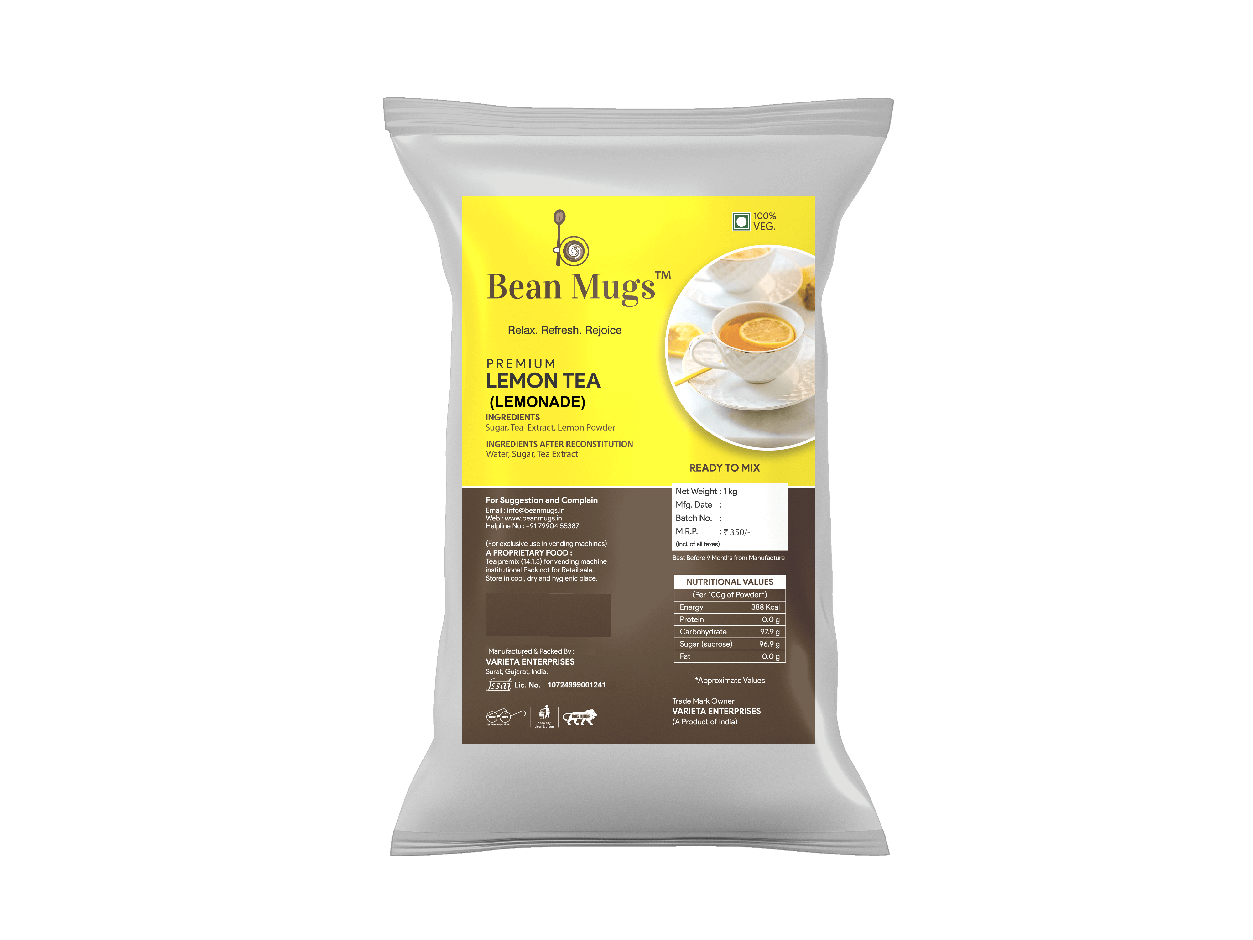 BEAN MUGS LEMONADE (MASALA)